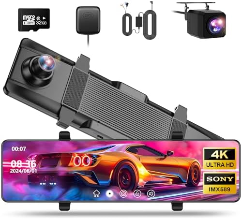 Amazon.co.jp: ドライブレコーダー ミラー型【2024年 4K画質 