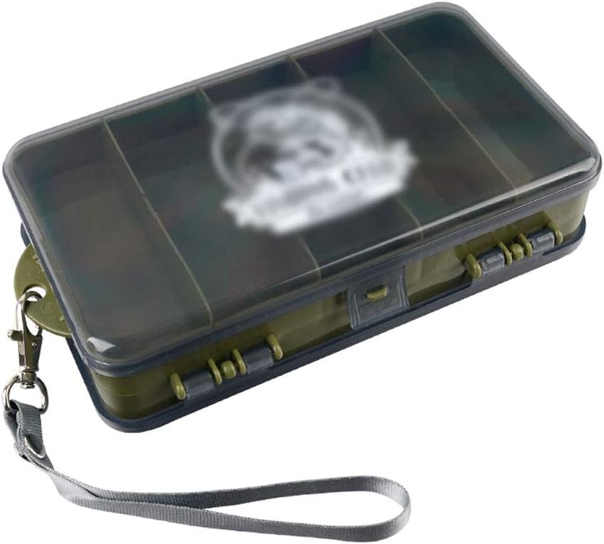 多機能タックル収納ボックス 保証 小型で便利な釣り針ボックスパーツボックスストレージボックス特別なツールボックスプラスチック製の餌餌箱フィッシングギアアクセサリー餌箱 優れた防水性能 Armygreen Color