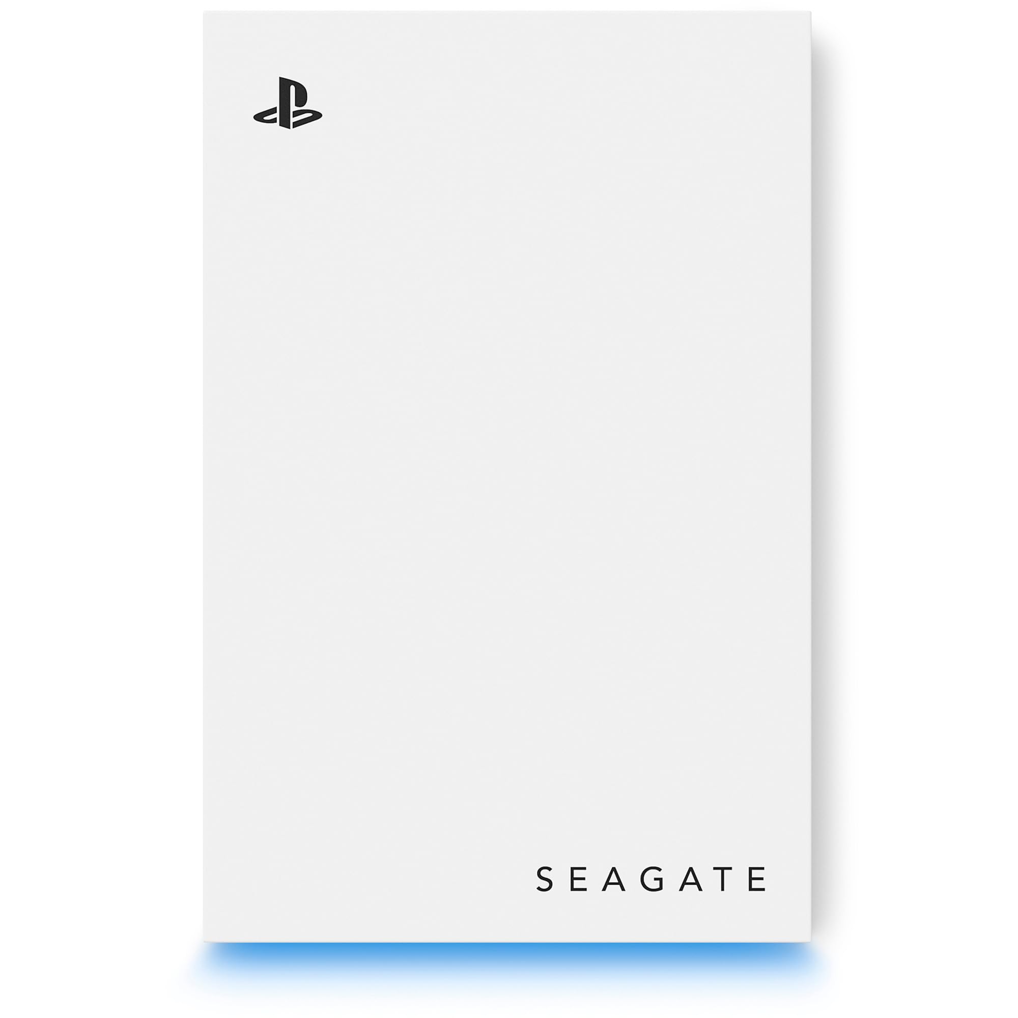 Seagate Game Drive PS4/PS5, 5TB, Portable External Hard Drive, 2.5 Inch, USB 3.0, White, LED Blue, Plug and Play, Model No.: STLV5000200