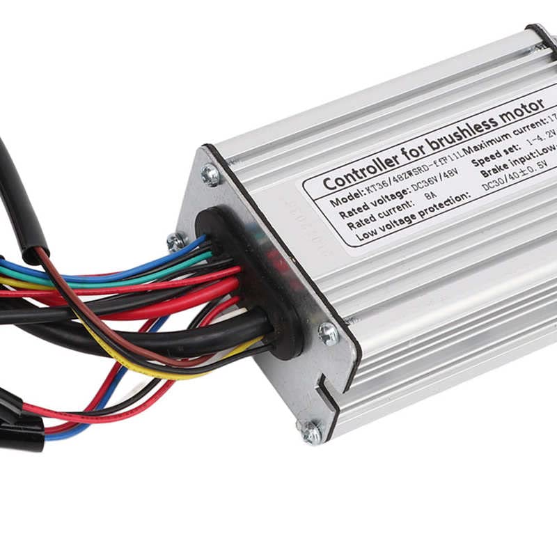E-Bike-Controller 350W bürstenlose Motorsteuerung Wärmeableitung stabil 3 6V 48V. Bike Motor Controller for 350W Motor Brushed Motor Controller