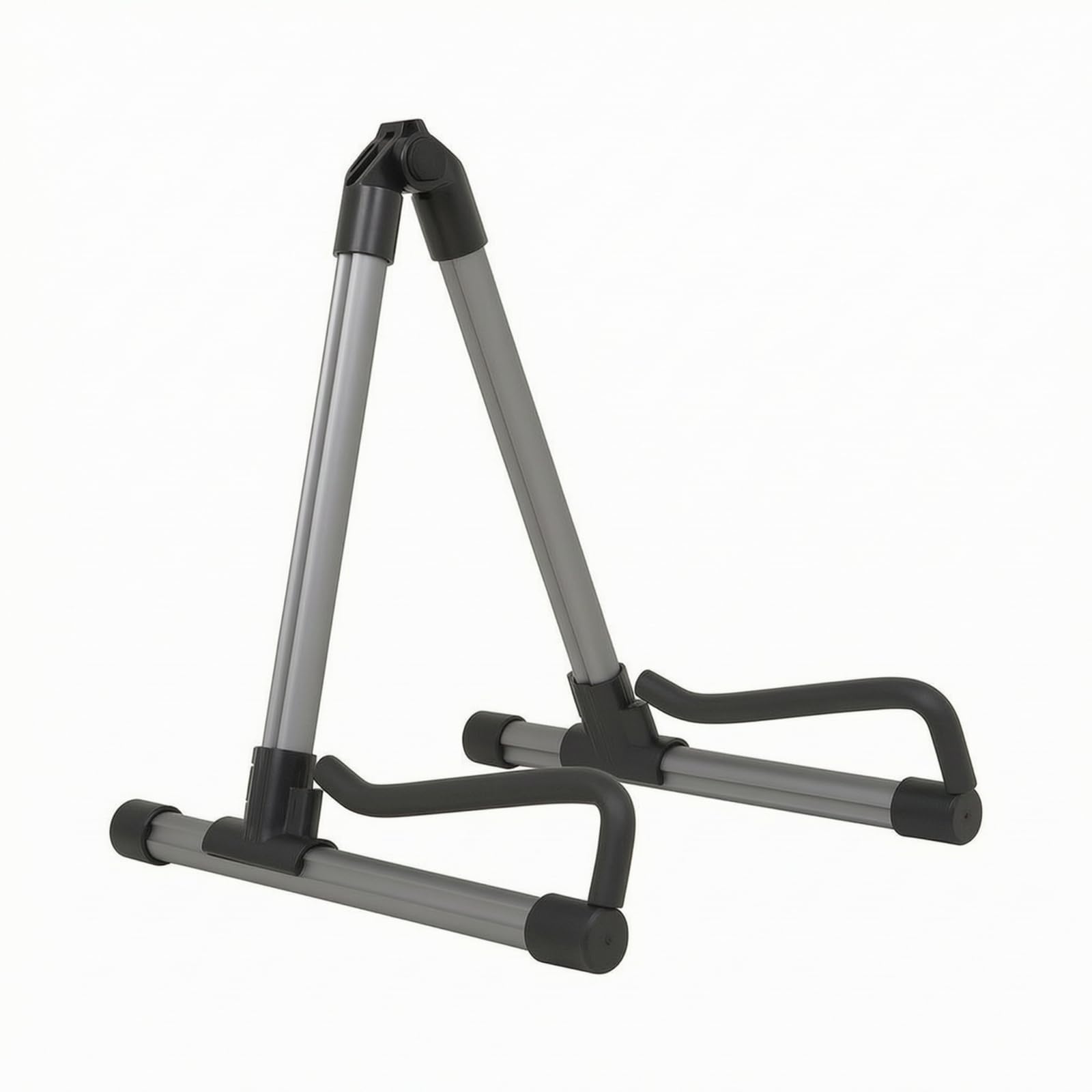 Soporte Guitarra en A Portátil , Gris | Estructura Triangular Estable, Soporte para Guitarra Plegable, Escenario