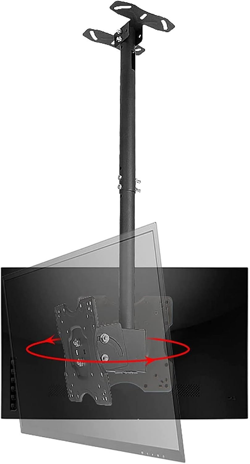 Support de montage TV plafond double face pour supprimer les reflets et le désordre