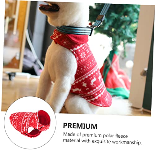 Disfraz navideño para perro doble faz UPKOCH miniatura 2