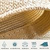 Shade&Beyond 10'x10' Sun Shade Sails Curved Canopy Square Sand 185GSM Shade Sail Permeable for Patio Deck Yard Backyard, (We Make Custom Size) #2