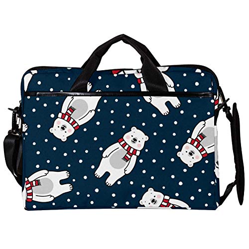 Bolso portátil 14 a 15.4 pulgadas que evita golpes y arañazos con diseño oso polar