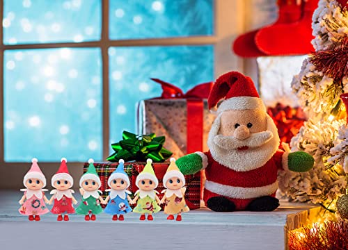 Muñeco bebé duende 11 cm con ropa removible miniatura 4