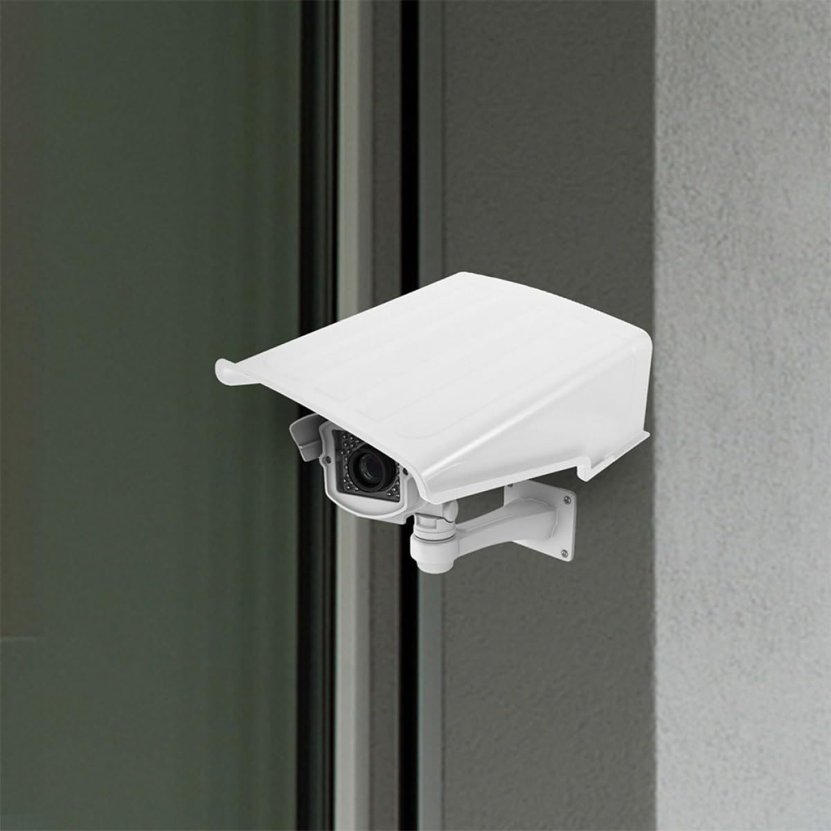 BESPORTBLE Copertura 2 Esterna Telecamera e Antipioggia Sicurezza di Prolunga in Plastica Bianca, Protezione Solare Antipolvere Pezzi Durata della Fotocamera