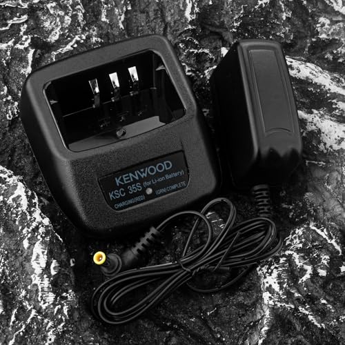 Cargador KSC-35s de escritorio para batería de walkie talkie Kenwood TK-2200 y TK-3000 6