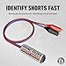 HVAC Guys Short Finder | Short Circuit Finder for 24 VAC Circuits | Includes 12in Lead with Clips & 3ft Magnetic Jumper Testing Cable