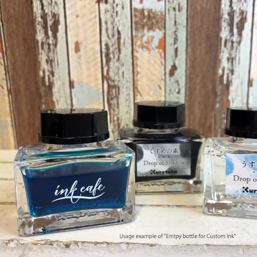 Flacon vide d'encre Kuretake ECF173-001 de 20 ml pour mélanges