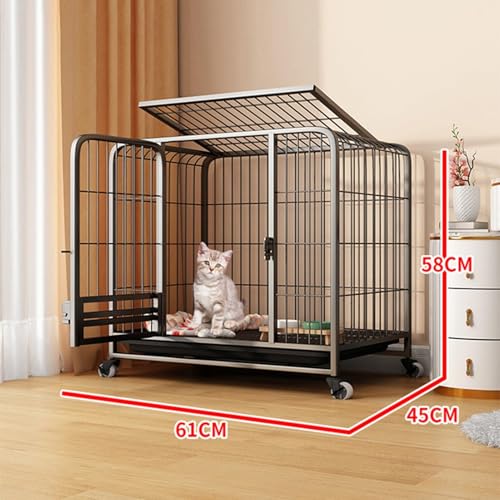 Enclos extérieur pour chat sur roulettes pour aérer la maison sans risque de fuite