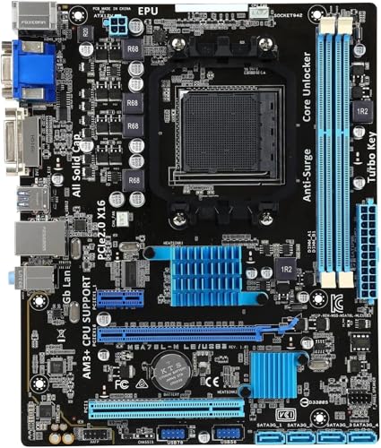 Carte mère ASUS M5A78L-M Le/USB3 Socket AM3+ DDR3 pour processeur AMD FX