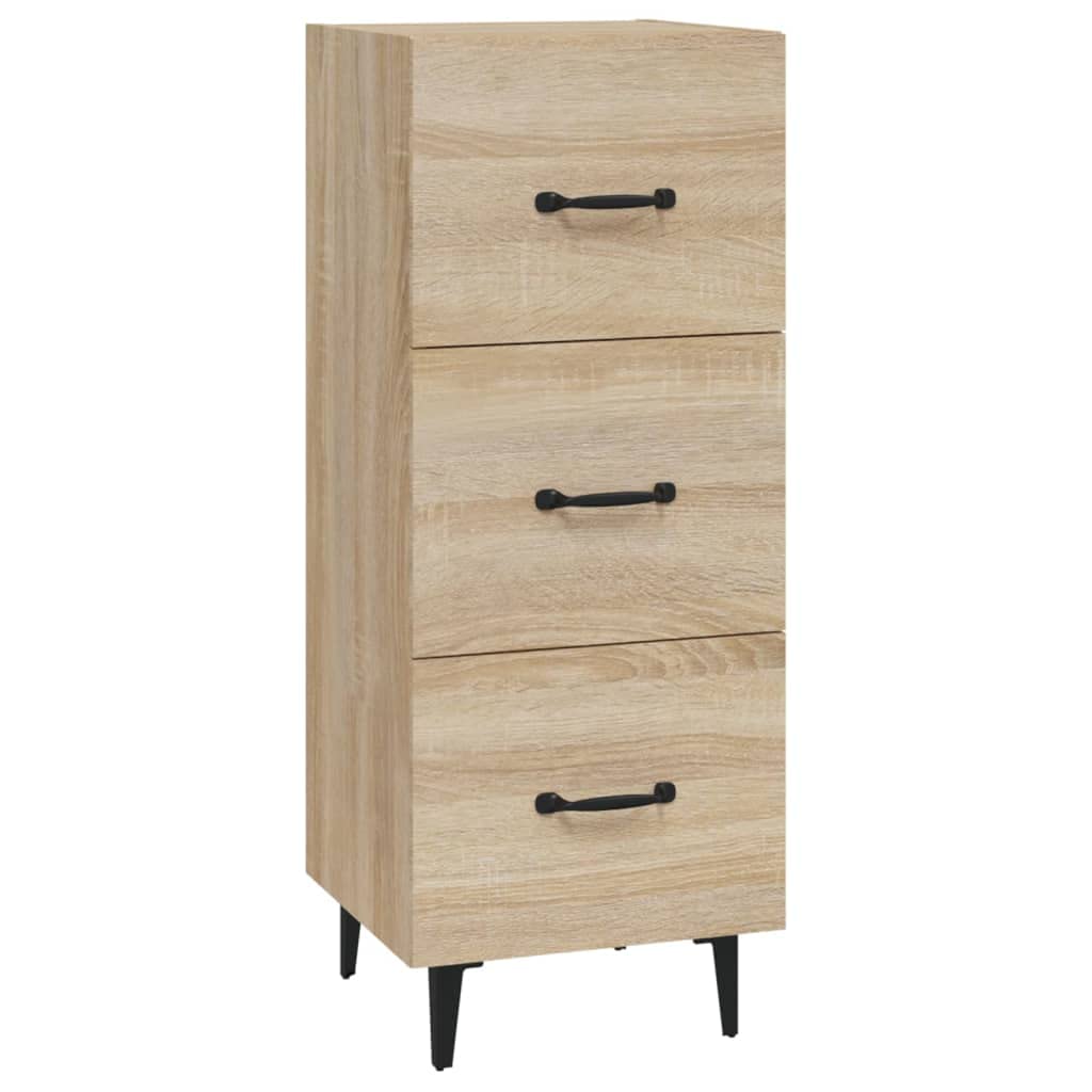Aparador clásico con mucho espacio de almacenamiento, resistente placa superior para decoración y montaje en pared para mayor seguridad, elegante mueble para el salón de madera