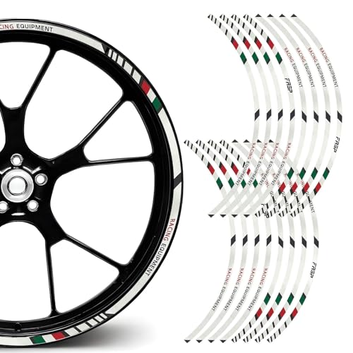 Samuliy Calcomanía reflectante para cubo de rueda de coche, calcomanías reflectantes modificadas para llantas de automóvil, calcomanías reflectantes para coches eléctricos, SUV, caravanas, sedanes,