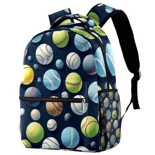 Sac à dos de tennis et de sport avec porte-bouteille pour adolescents et étudiants