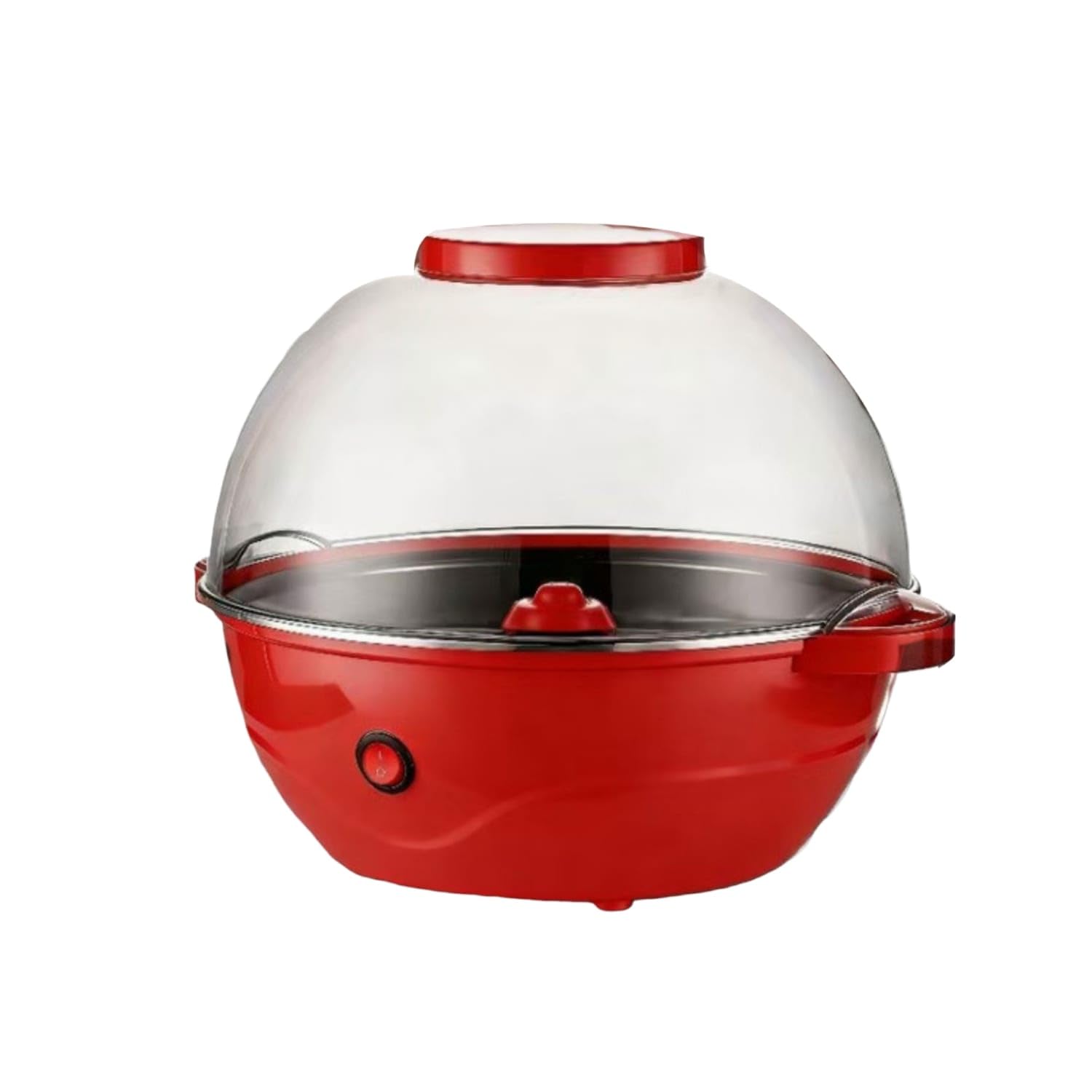 Non-Stick Electric Popcorn Maker Domed Lid Popcorn Popper Side Handles Home Appliance on/off Switch, Red, Eu Plug 220V-image-12