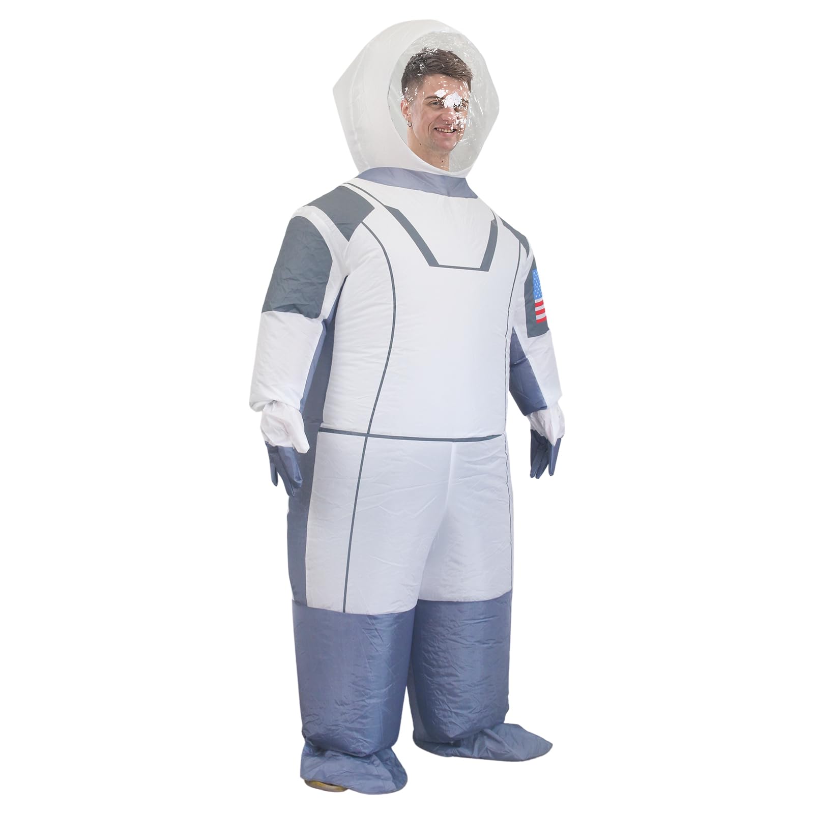 IRETG Inflatable Astronaut Costumes for Adult Funny Blow up Spaceman Suit for Halloween
