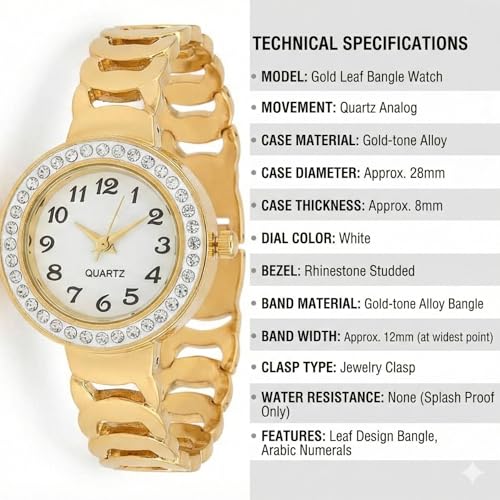 Image of Serpentine Snake Watch For Woman with Spiral Bracelet, Roman Number Green Dial Watch For Woman With Quartz, Stylish Analog Waterproof Serpenti Watches Women, Luxury Metal Bezel Golden (Gold Link)