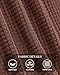 PRETTYGARDEN Womens Tops 2025 Fall Long Sleeve Fitted T Shirts Waffle Ruched Crop Shirt Basic Knit Workout Y2k Clothes(Brown,Small)