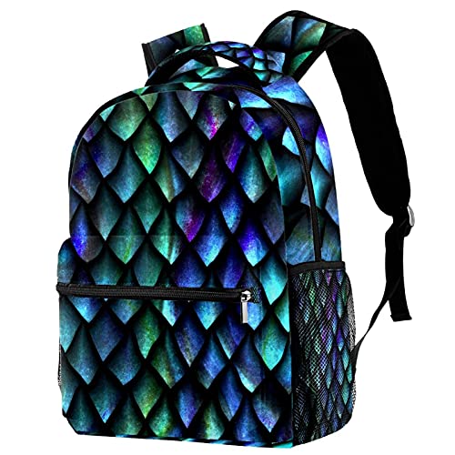 Sac à dos dinosaure bleu avec de nombreuses poches pour garçons et filles