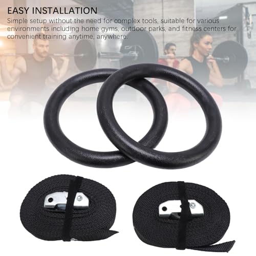 Anillas para Gimnasia SUNGOOYUE con Cintas Ajustables miniatura 6