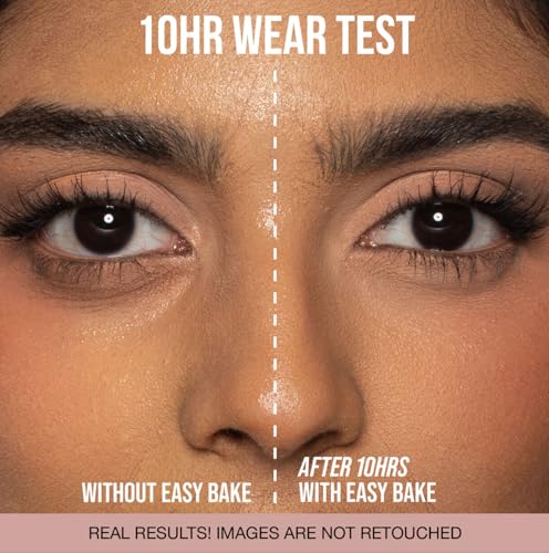 Huda Beauty Mini Easy Bake - Cipria Sfusa Per Cottura E Fissazione, Color Pesca (Formato Mini 6 G) - 4