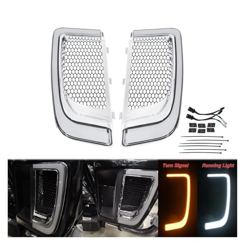 Clignotant de carénage moto pour remplacer les grilles inférieures Touring 2015-2021