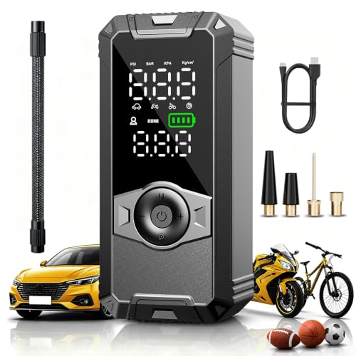 Birtokom T06 Portable Car Tire Inflator, 4X Faster 150 PSI Air Compressor