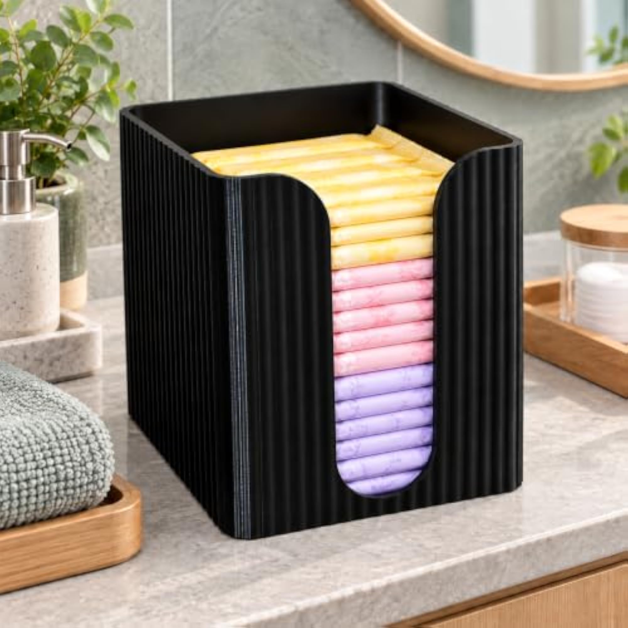 Sanitary Napkin Holder, 20 Capacity Storage Box