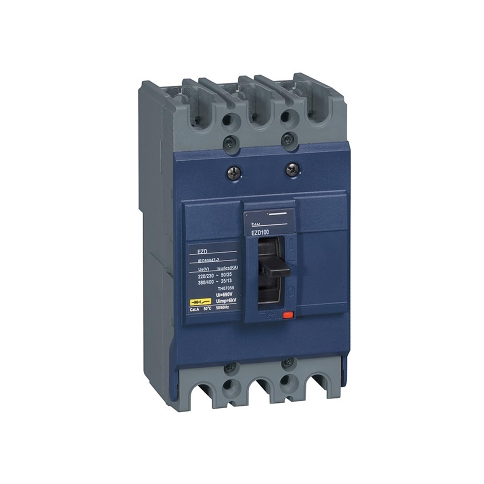 Disyuntor EZD100B evite averias por sobrecarga en motores trifasicos con corte de 75A