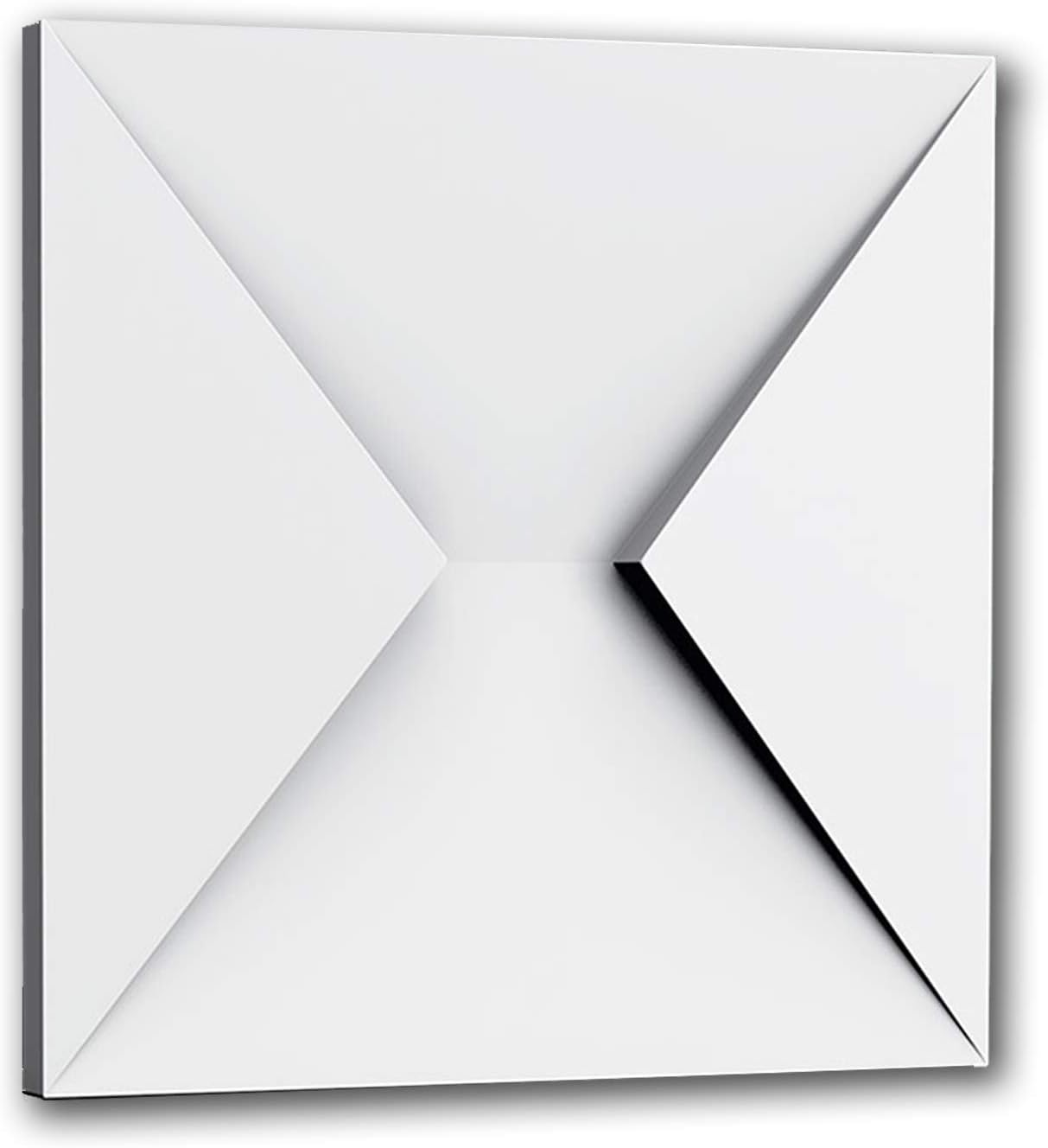 Orac Decor | Modern Envelope | Primed White | 13-1/8" W x 13-1/8" H