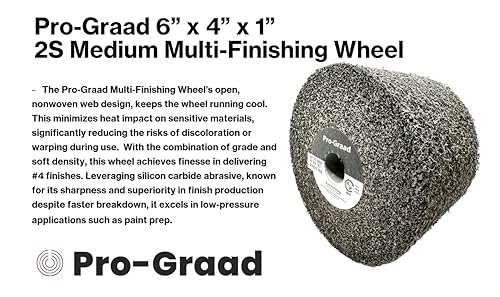 Image of Multi-Finishing Wheel 6 inch x 4 inch x 1 inch, 2S Medium, 13358