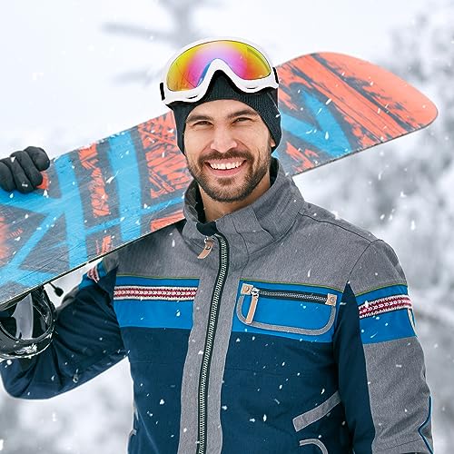 Ski Goggles, Snowboard Goggles for Men Women Kids, Skiing Snowboard Motorcycle Glasses for Adult Youth - Image 7