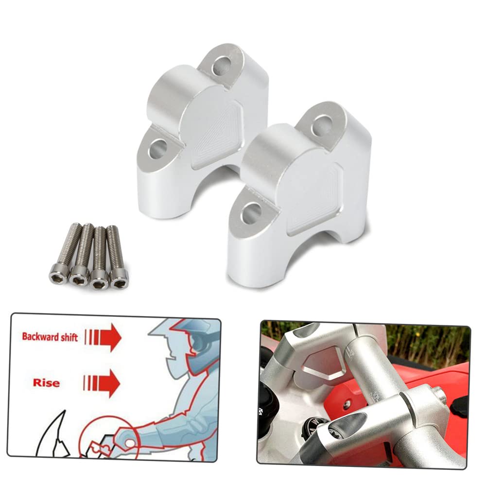Yctze Reemplazo del Elevador de Soporte del Manillar del Hematero del Manillar para R1200GS LC R1200GS Adventure R 1200GS Rallye R 1200 GS R1250GS 1G13 K50