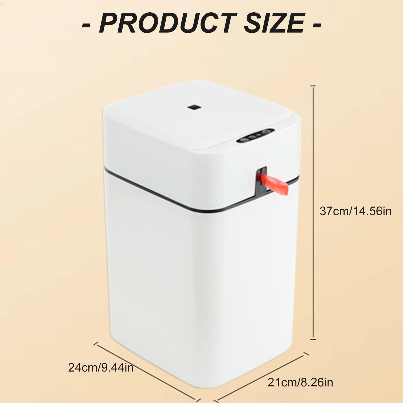 Cestino Intelligente Con Sensori Automatici Con Chiusura Automatica Del Sacchetto Senza Contatto Azionato Dal Movimento Per Cucina Bagno Ufficio