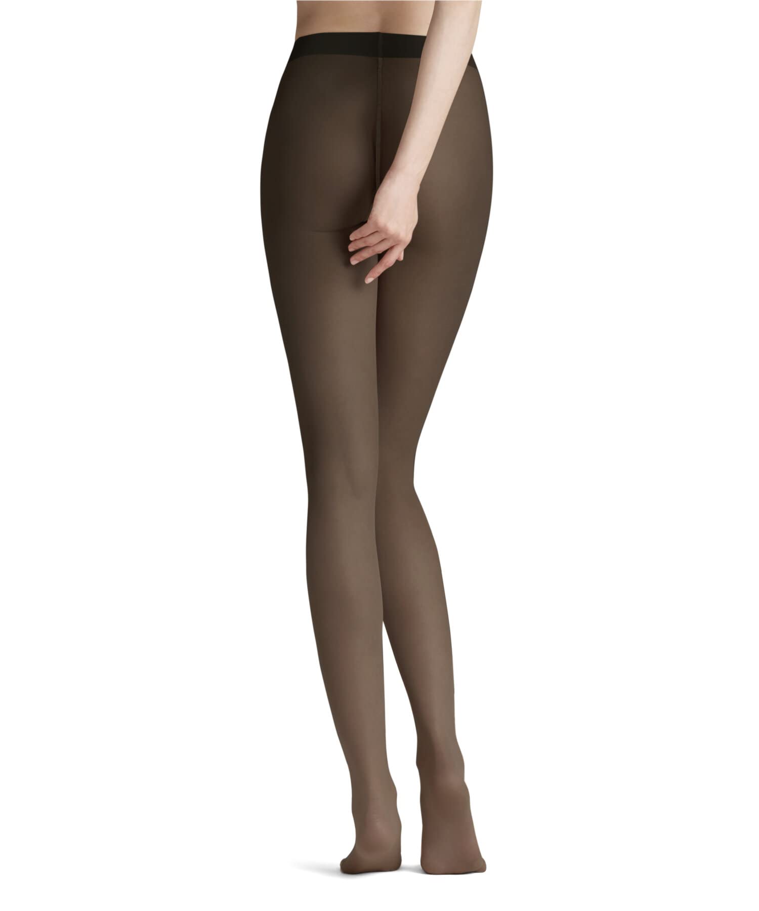 FALKE Femme Pure Matt 20 Den W Ti Transparents Fantaisie Collants, Marron Brenda 5179, L EU