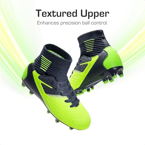 Image of DREAM PAIRS Boys Girls Soccer Football Cleats Shoes(Toddler /Little Kid /Big Kid)
