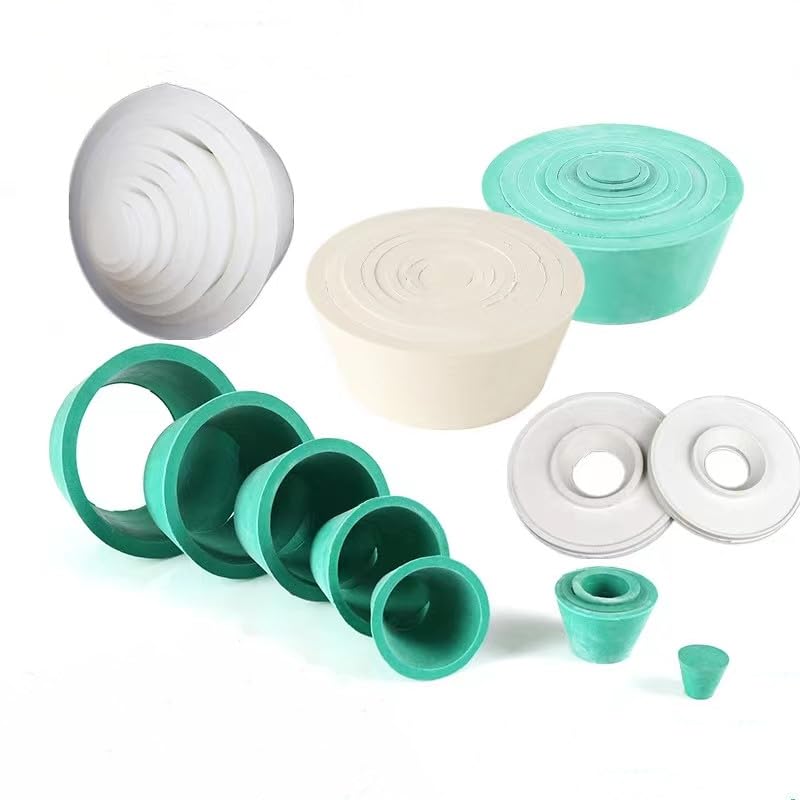 Laboratory Rubber/Silicone Funnel Holder 9 * 1/ Set of Buchner Funnel Holder is Resistant to High Temperature(9x75type pad)
