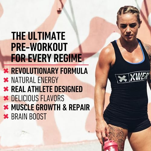 Image of Xwerks Ignite Pre Workout Powder for Men and Women, Natural Preworkout Energy Drink Powder, Gluten Free Keto Formula for Endurance Stamina and Workout Focus, 150 mg Caffeine, 30 Servings, Watermelon