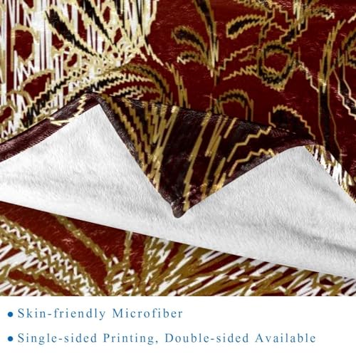 Couverture brodée papillon en microfibre de qualité supérieure pour lit - 3