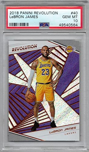 2018-19 Panini Revolution #40 LeBron James Lakers Basketball Card Graded PSA 10 Gem Mint