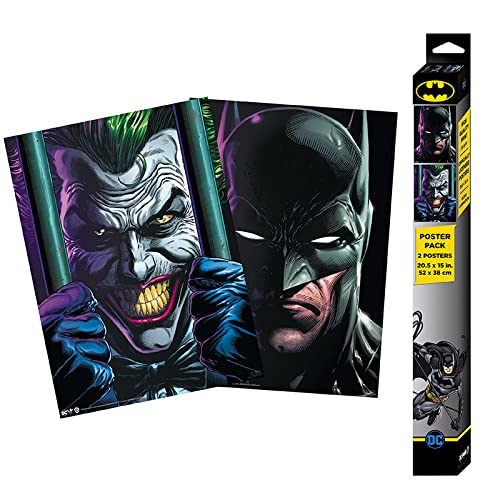 ABYstyle DC COMICS Set 2 Chibi Posters Batman et Joker