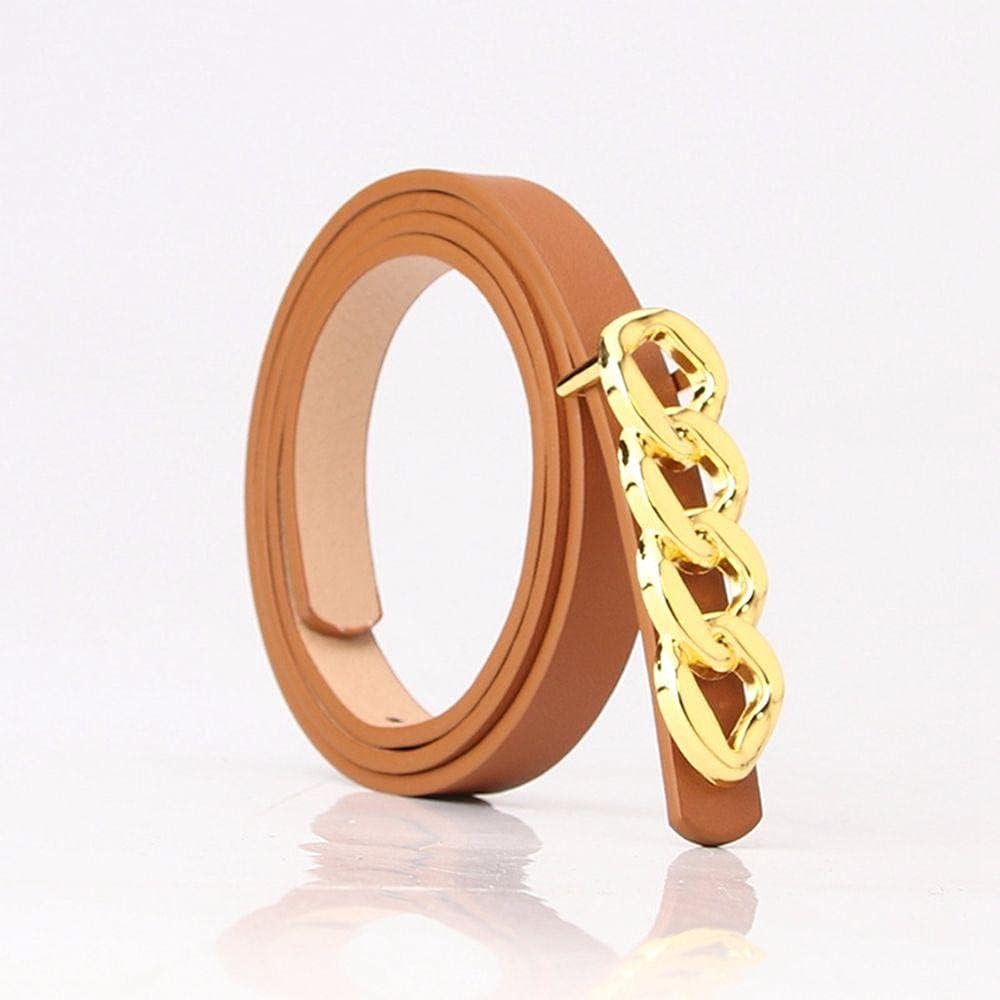 Gift Xiweier 1 Pc Waistband Pu Simple Me Leather Belt Chain