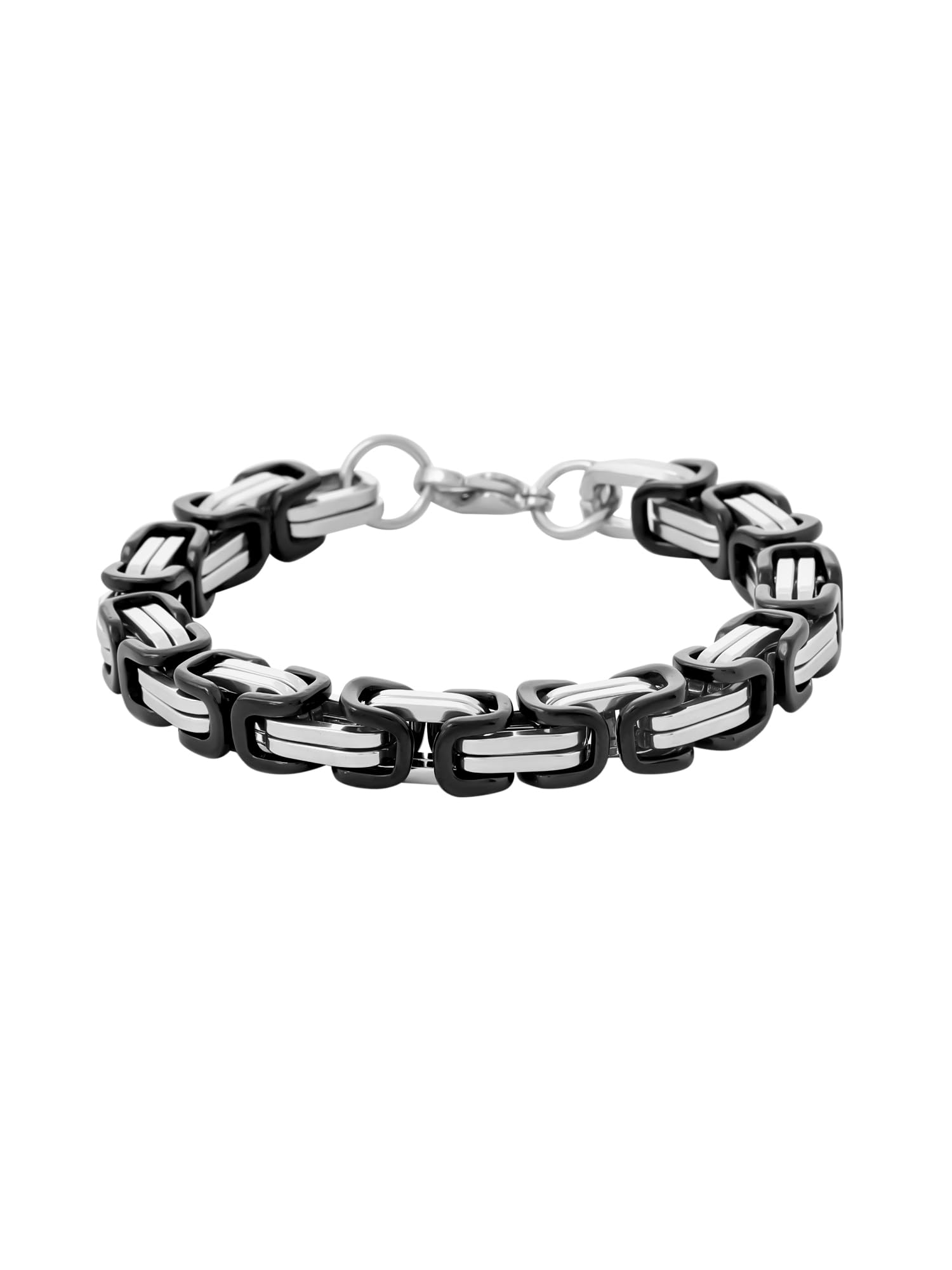 Yellow Chimes Tough Style Stainless Steel Chain Bracelet for Men and Boys