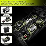 RIAARIO 1/10 Brushless RC Cars, Monster Truck, 50+ MPH, 4WD, Waterproof, Carbon Fiber, Black, Ages 8+ - Image 3