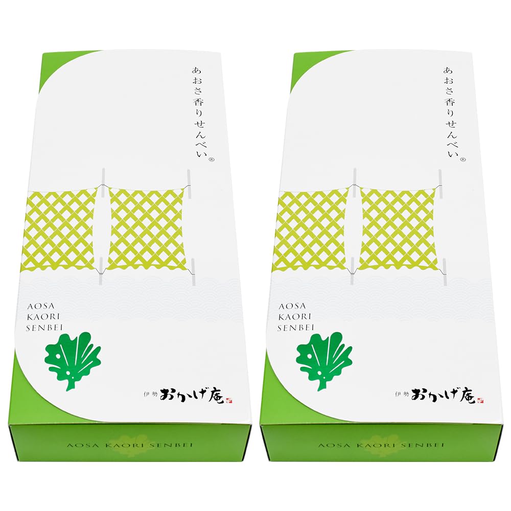Amazon.co.jp: あおさ香りせんべい （1枚入×10袋）×2個 IEK
