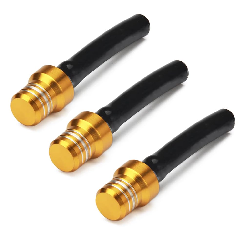 WENINETIES 5pcs Motorcycle Fuel Tank Cap Valve for honda gl1800 gold flügel goldwing 2003 f6b 2017 2011-2016, Motorcycle Fuel Cap Breather Pipe Prevents Petrol Leakage,Yellow