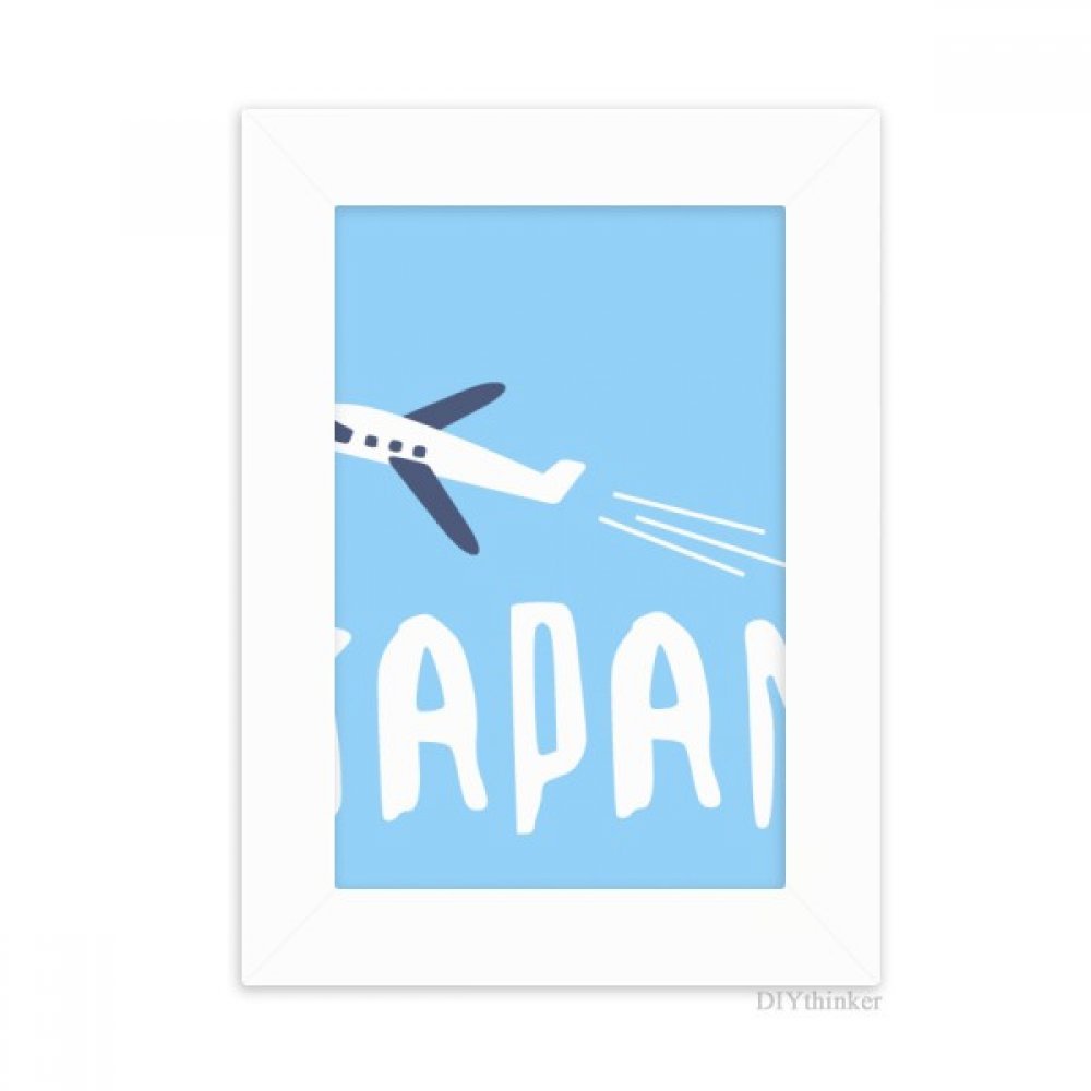 Cadre photo Japonais Avion Voyage blanc 10.2x15.2cm pour sublimer vos images