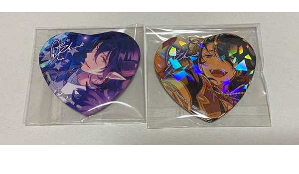 Amazon.co.jp: 朔間零 悪魔の館 オペレッタ とるパカ ハート 缶バッジ