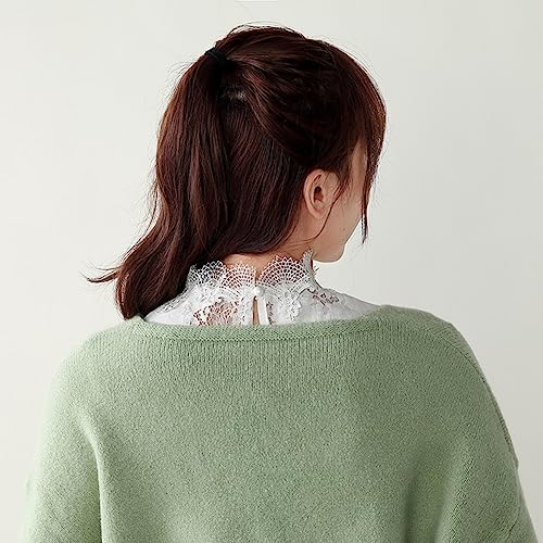 Fake Collar Detachable Dickey Collar Blouse Half Shirts Lace False Collars for Women Girls4